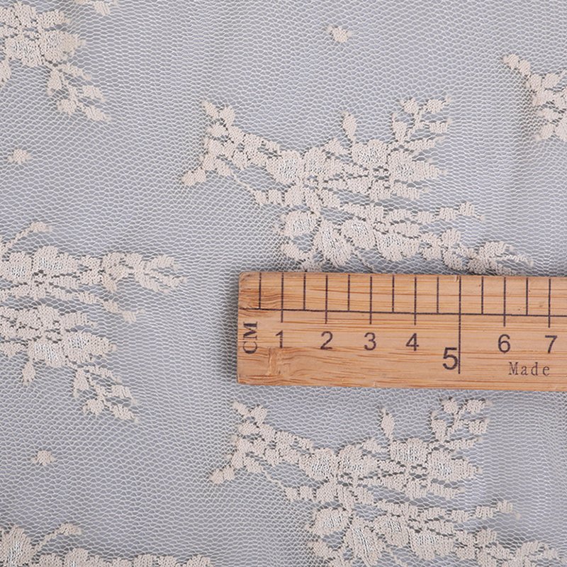 Lace Fabric Jacquard Bridal Nylon Warp Knit for Bridal Wholesale Suppl 7
